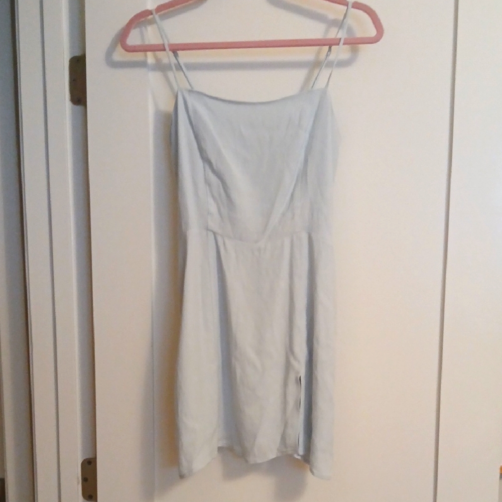 Aritzia Sunday Best Light Blue Dress
